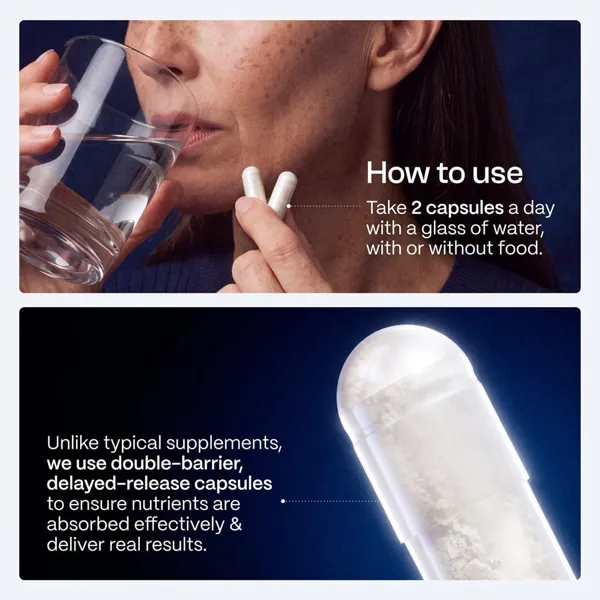 How to take Healthletic BPC: 2 capsules a day with water