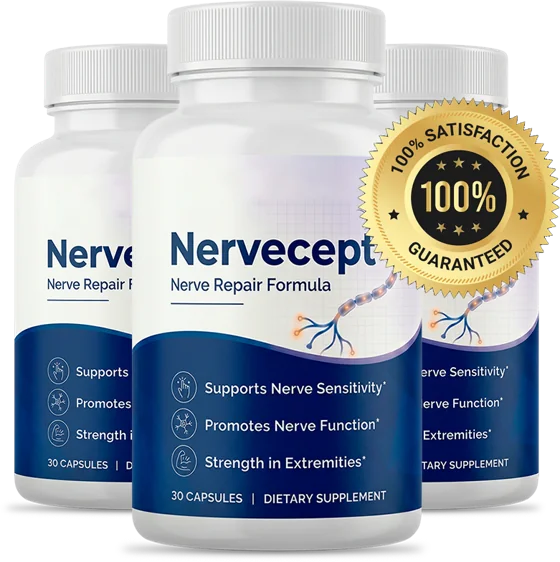 NerveCept Nerve Repair Formula bottles
