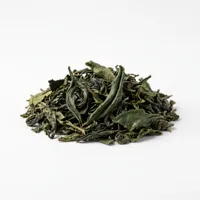 Green tea leaves